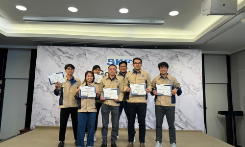 SUTAIYO joins the SKF Gold Club activity to enhance his knowledge of bearings.