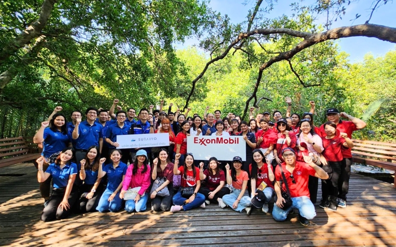 SUTAIYO ร่วมกิจกรรม CSR ปลูกป่าชายเลนกับ ExxonMobil Thailand