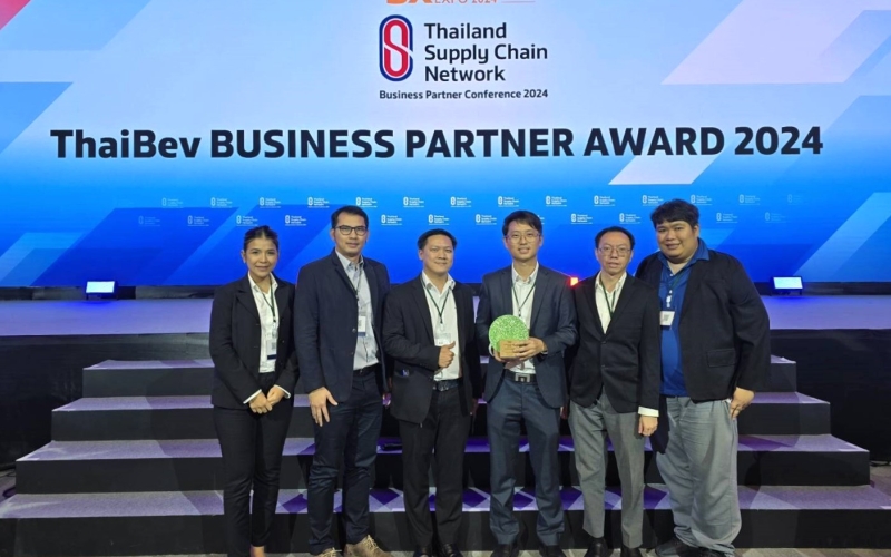 SUTAIYO has been honored with the prestigious Business Partner Silver Award from Thaibev