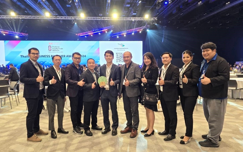 SUTAIYO has been honored with the prestigious Business Partner Silver Award from Thaibev